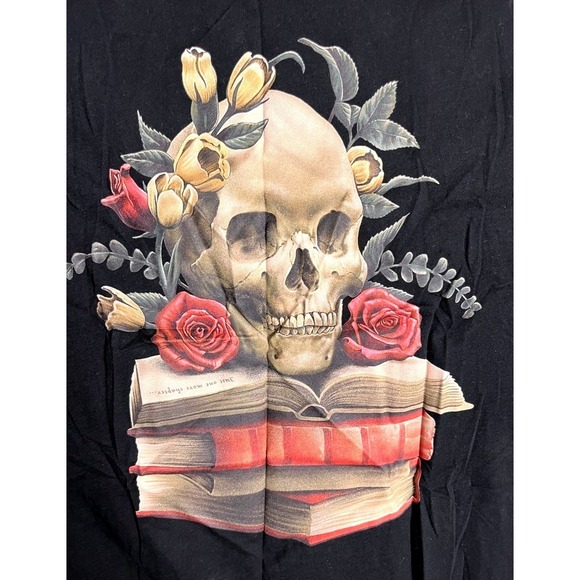 torrid Tops - NWT Torrid Skull Books Jersey Crew Tee 5X